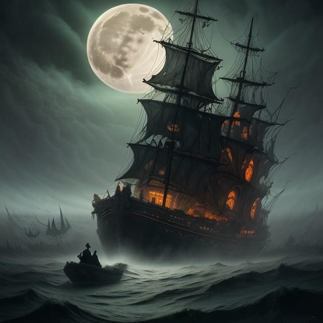 GHOST PIRATE SHIP