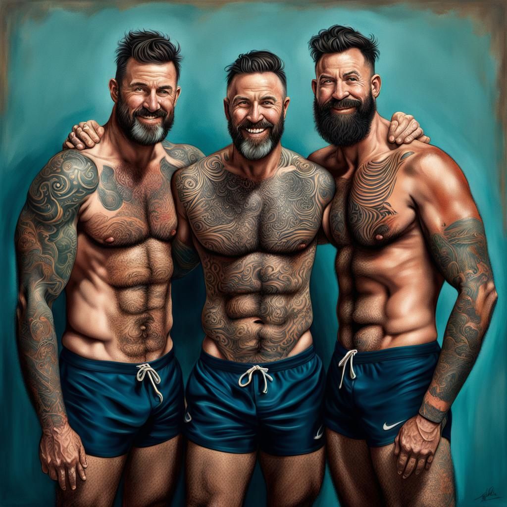 Hugging Swimmers: A Social Media Portrait