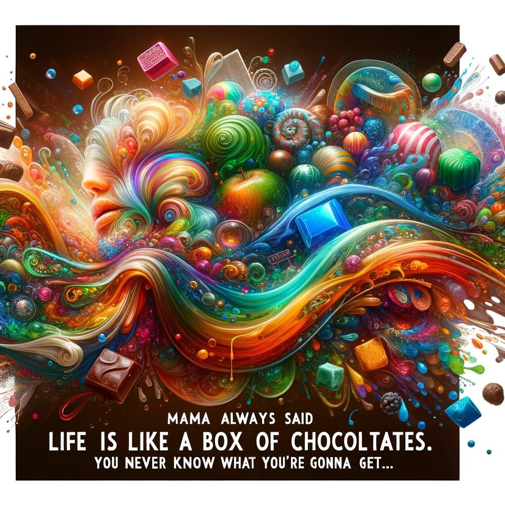 Life's Unpredictable Journey: A Vibrant Double Exposure