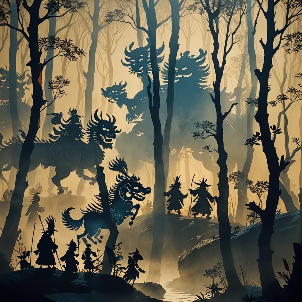 Shadow Puppets Enact Journey to the West