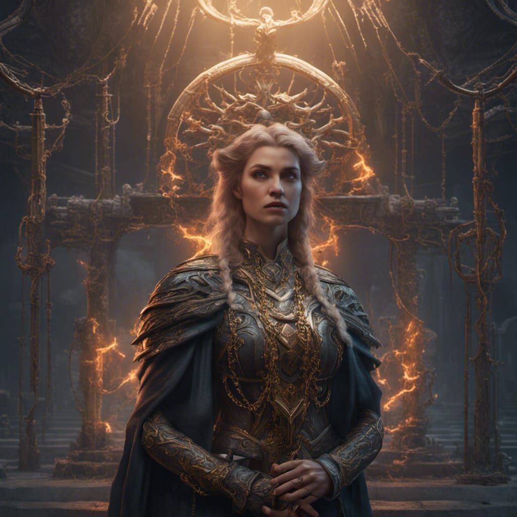 Sigyn, Breaker of Chains: Fantasy Concept Art