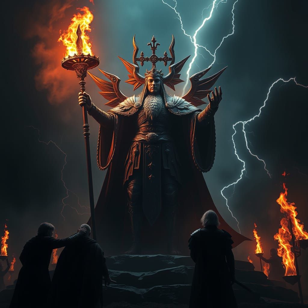 Epic Baltic Mythology Illustrations: Perkūnas' Justice and W...