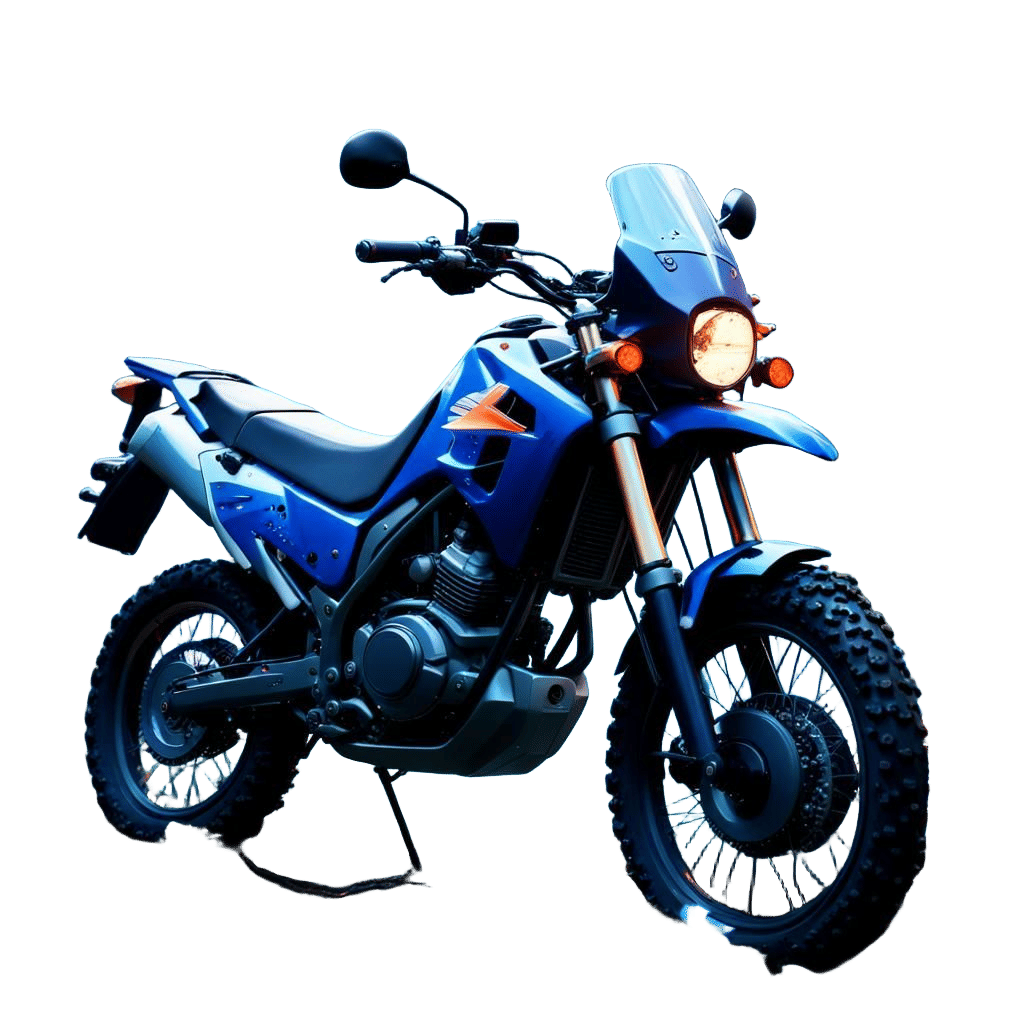 Suzuki DR 650 Detailed Matte Painting