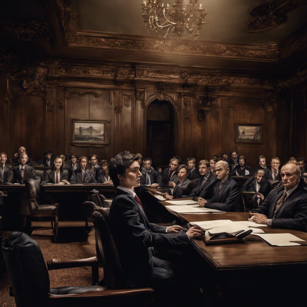 Auditor in Examination Before Business Audience