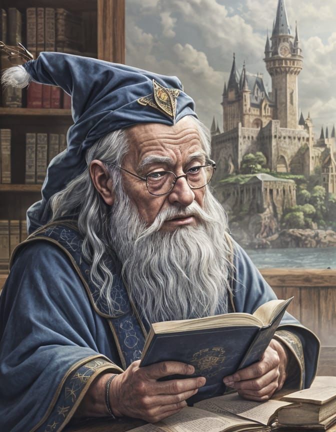 Wise Old Wizard Generated by AI