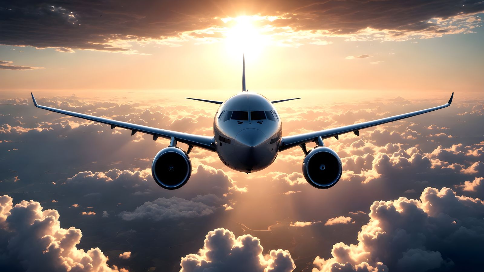 AI Image of an Airplane in Flight