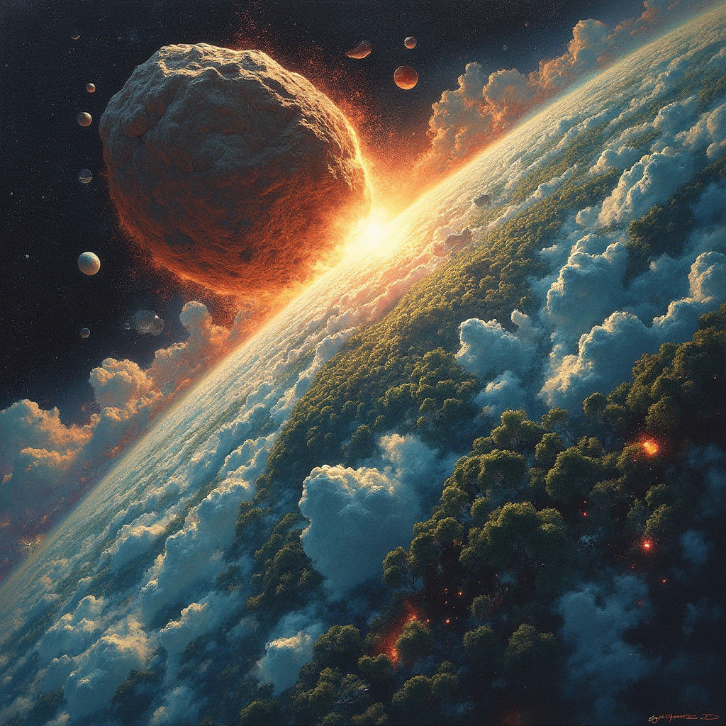 Earth Under Threat from Asteroid Collision