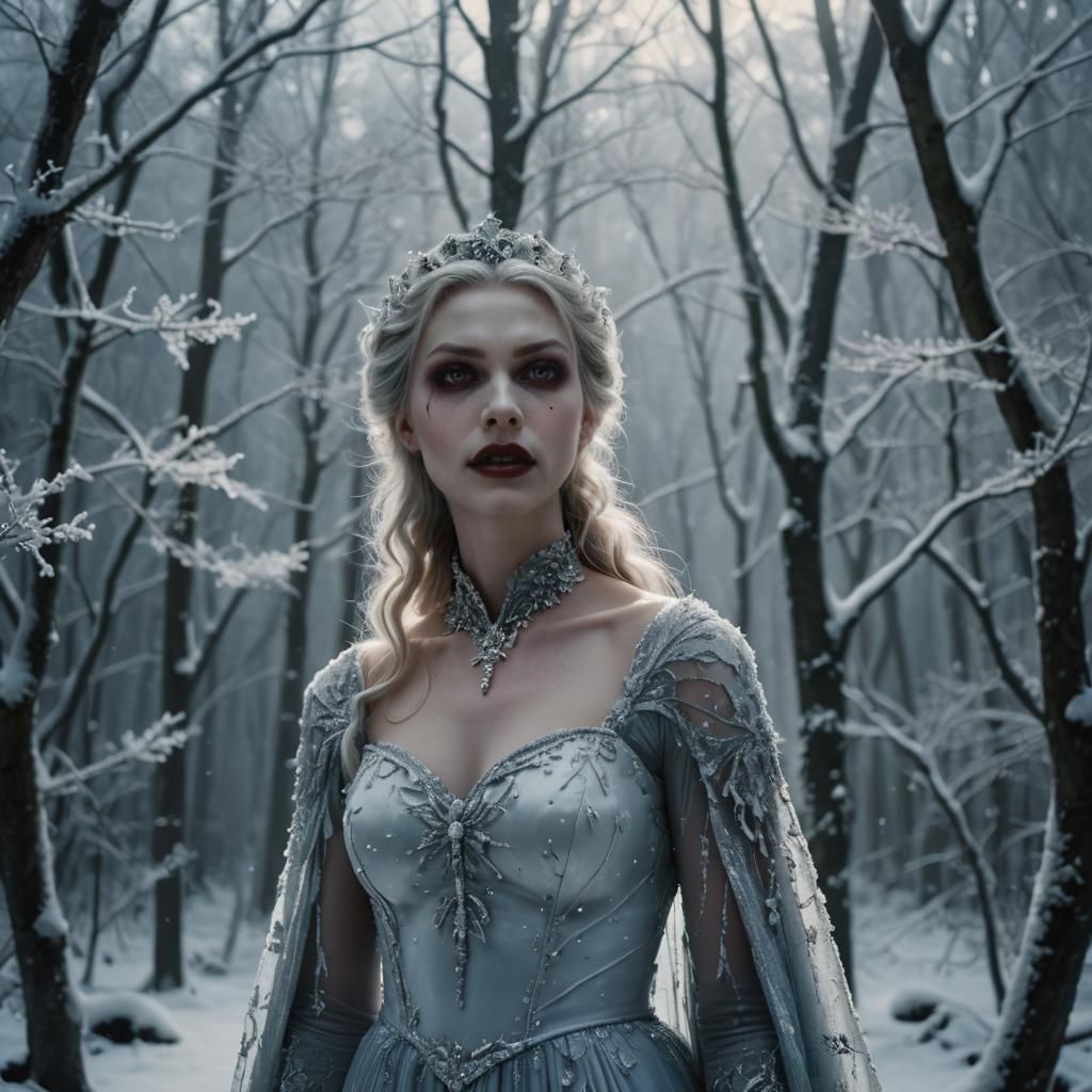Charming Snow Vampire Princess: Cinematic Film Still