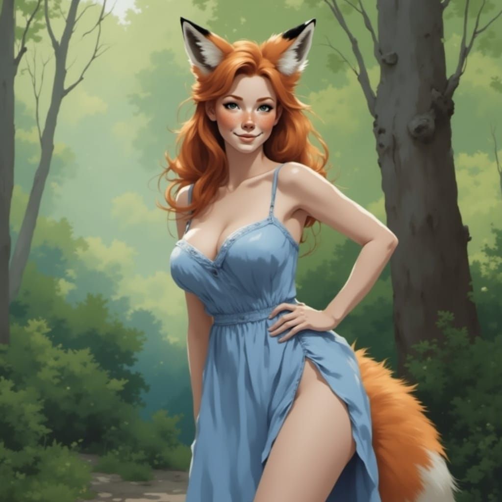 Vixen: " I like the outfit, but .... Why is my chest area so...