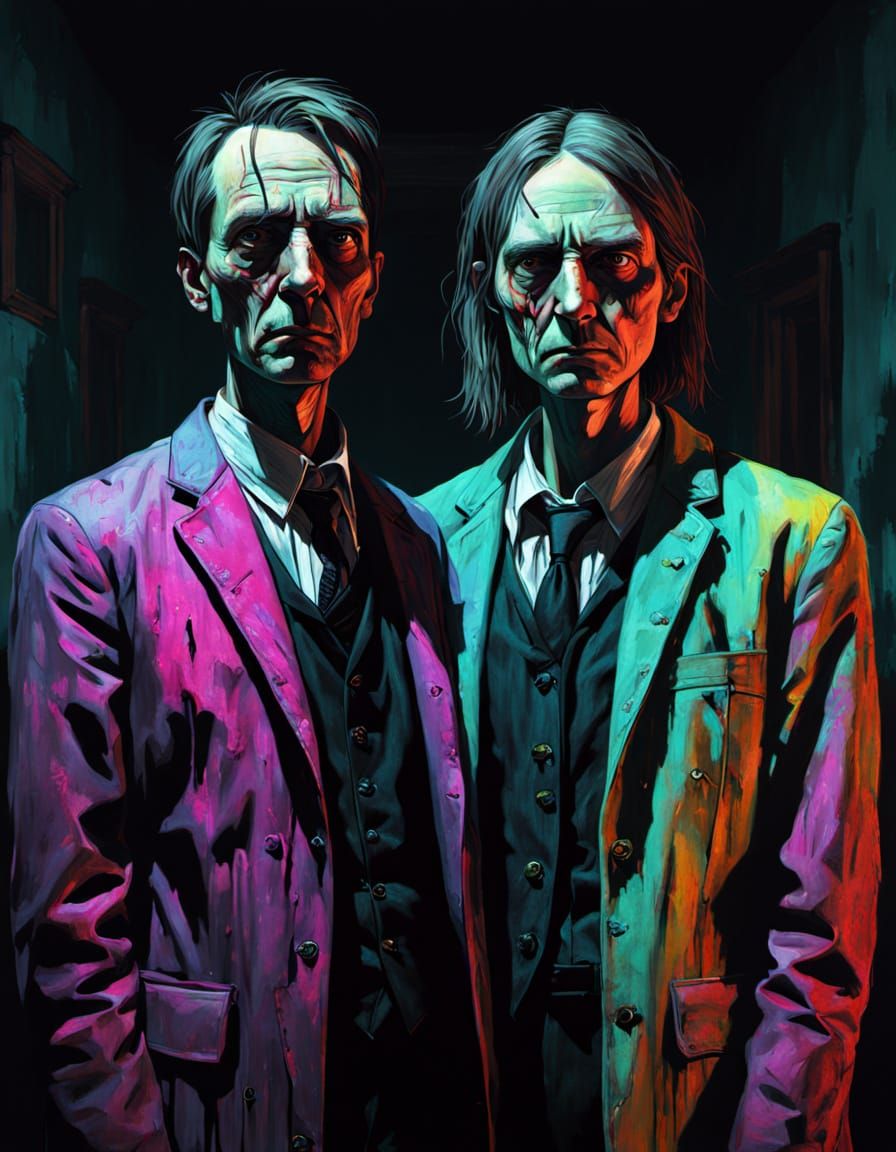 American Gothic: Neon Lunatics in a Victorian Asylum