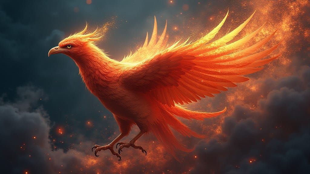 Imperial Phoenix in Dark Majesty