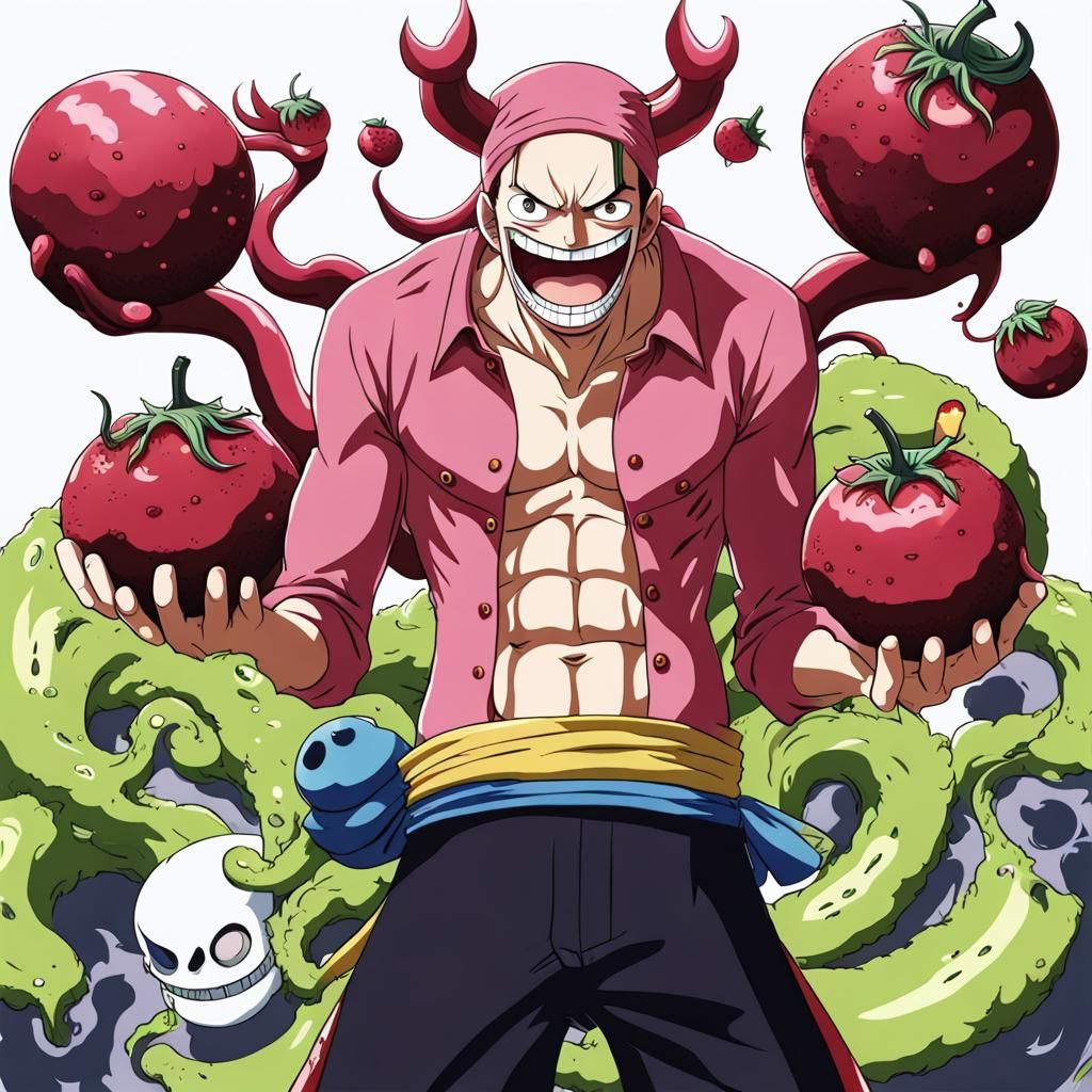 One Piece Devil Fruit in Anime Style