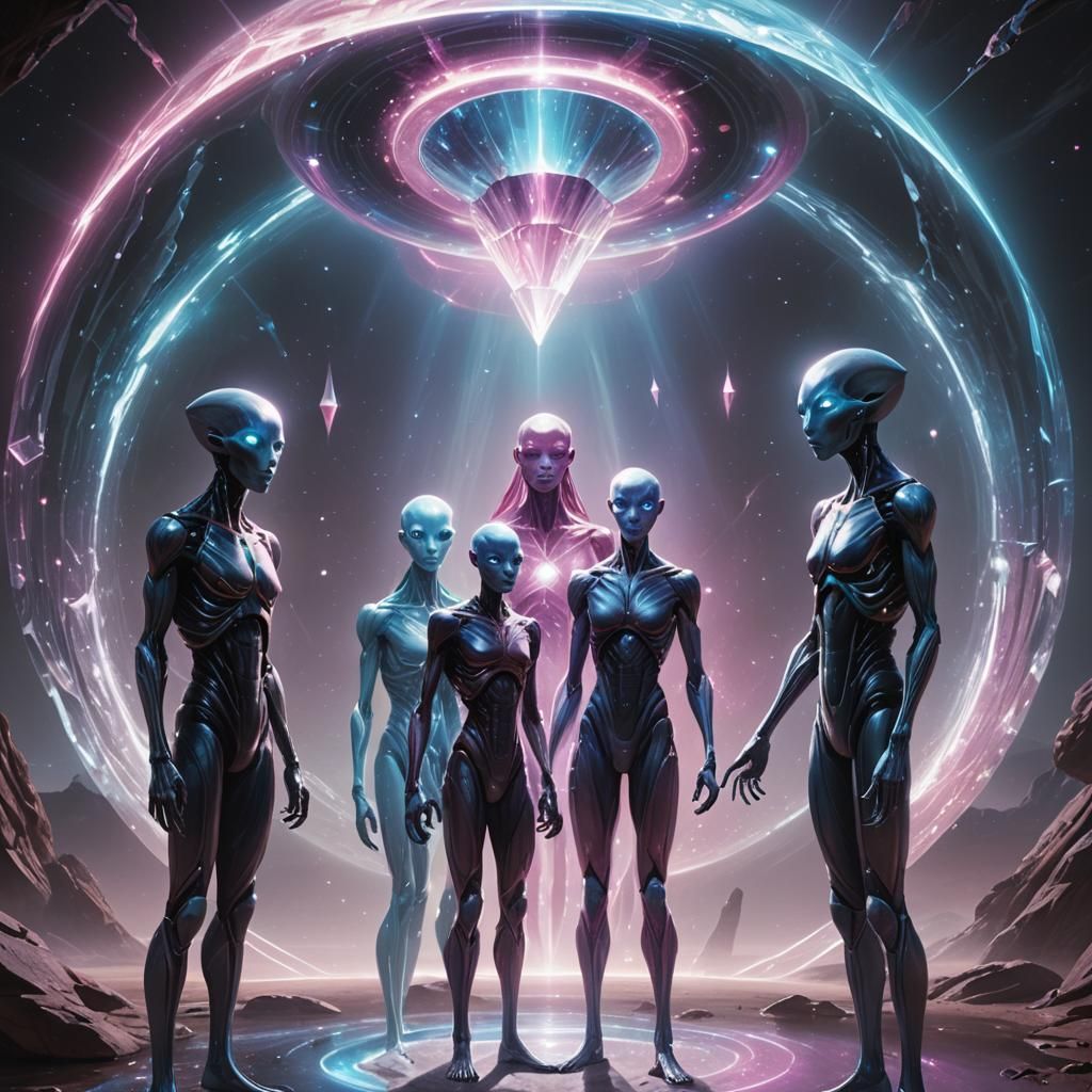 Extraterrestrial Encounter with Humans in Secret Hangar