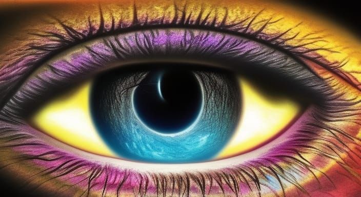 Galactic Eye: Mythical Human in Space