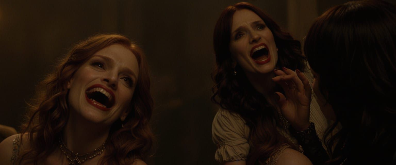 Bryce Dallas Howard and Jessica Chastain as Vampires