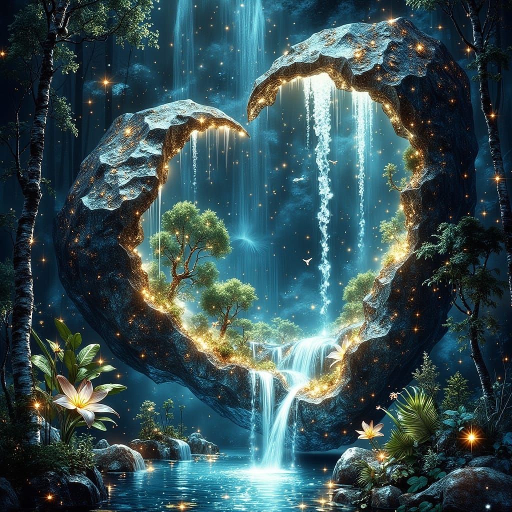 Crystal Geode Reveals Miniature Ecosystem