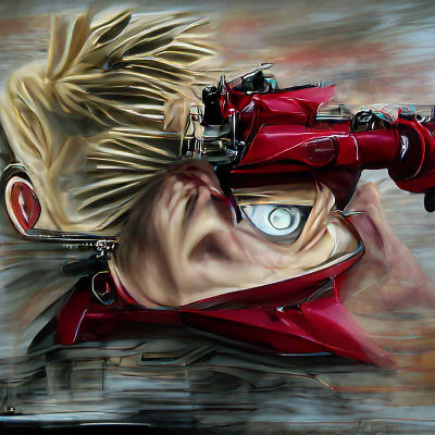 Vash the Stampede: Anime Gunslinger in Action