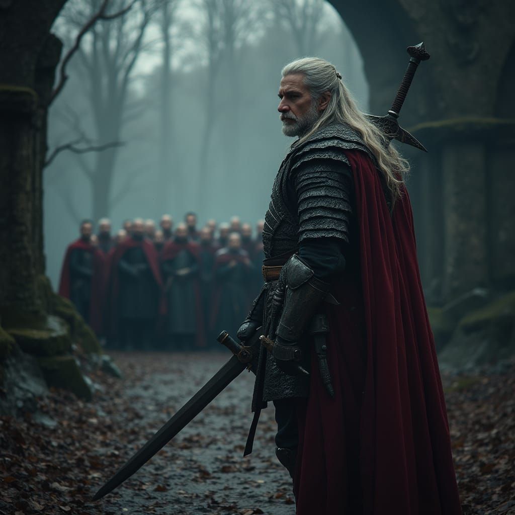 Epic Grimdark Fantasy Knight Commander