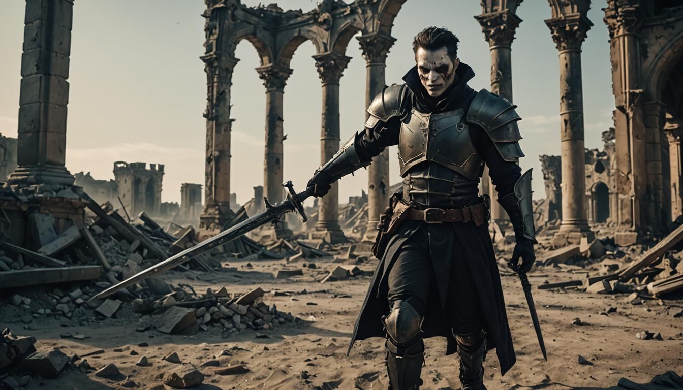 Vampire Warrior in Shattered Future