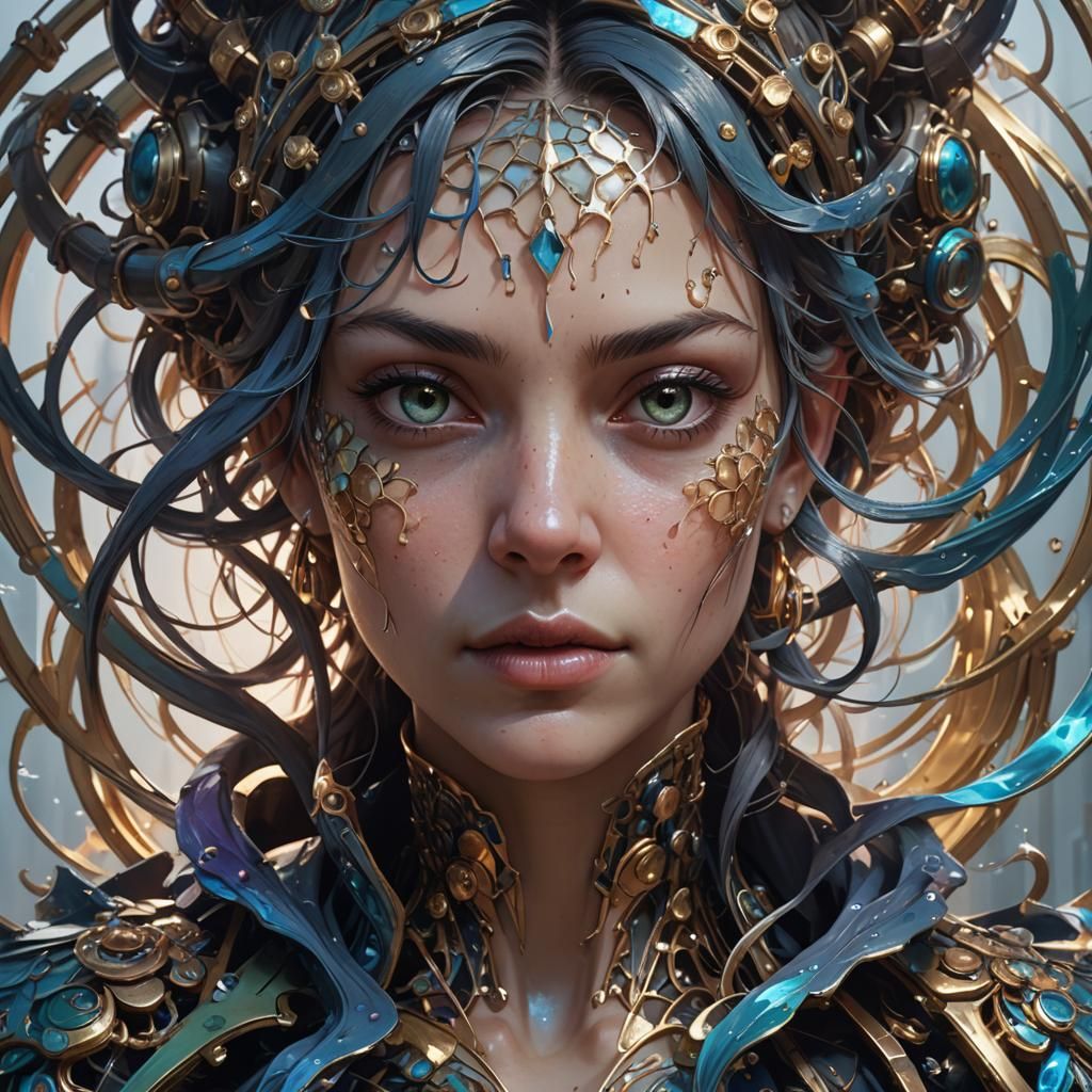 Trypophobia Face Portrait in Unreal Engine 5