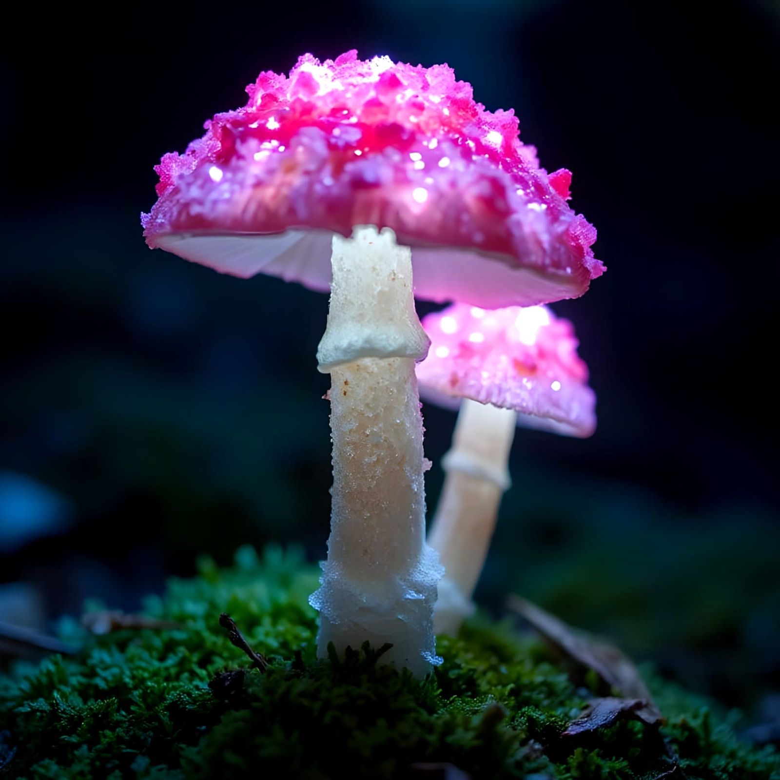 Pink sugar mushroom
