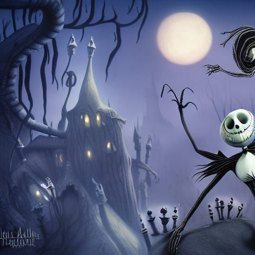 Nightmare Before Christmas in Burton Style