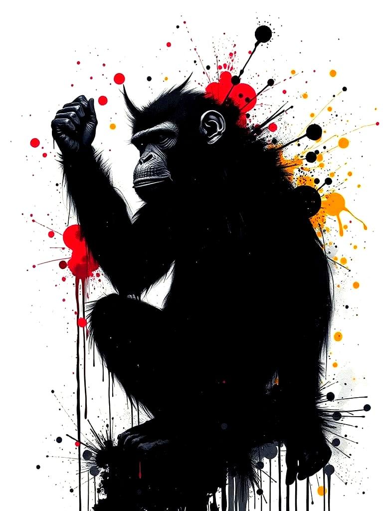 Monkey going apes