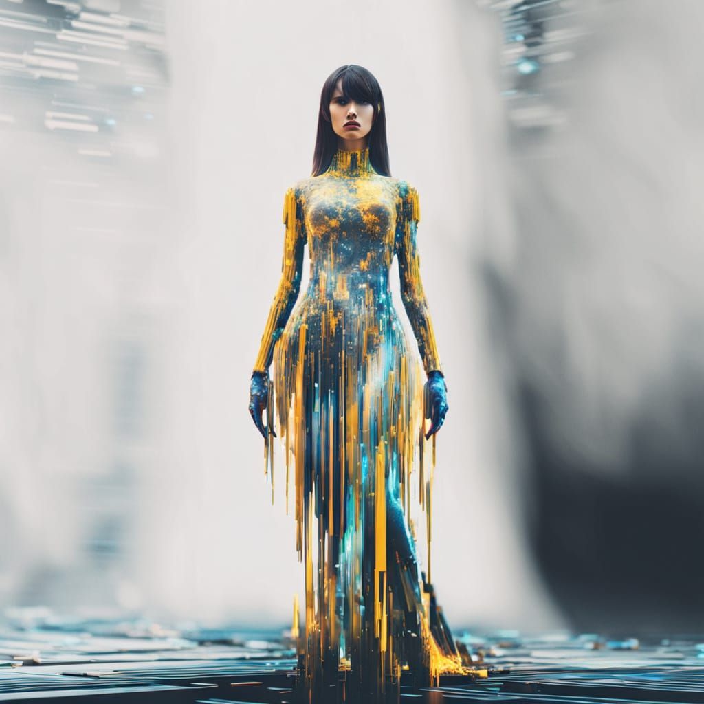 Explosive Glitch Core in Neon Pixel Art