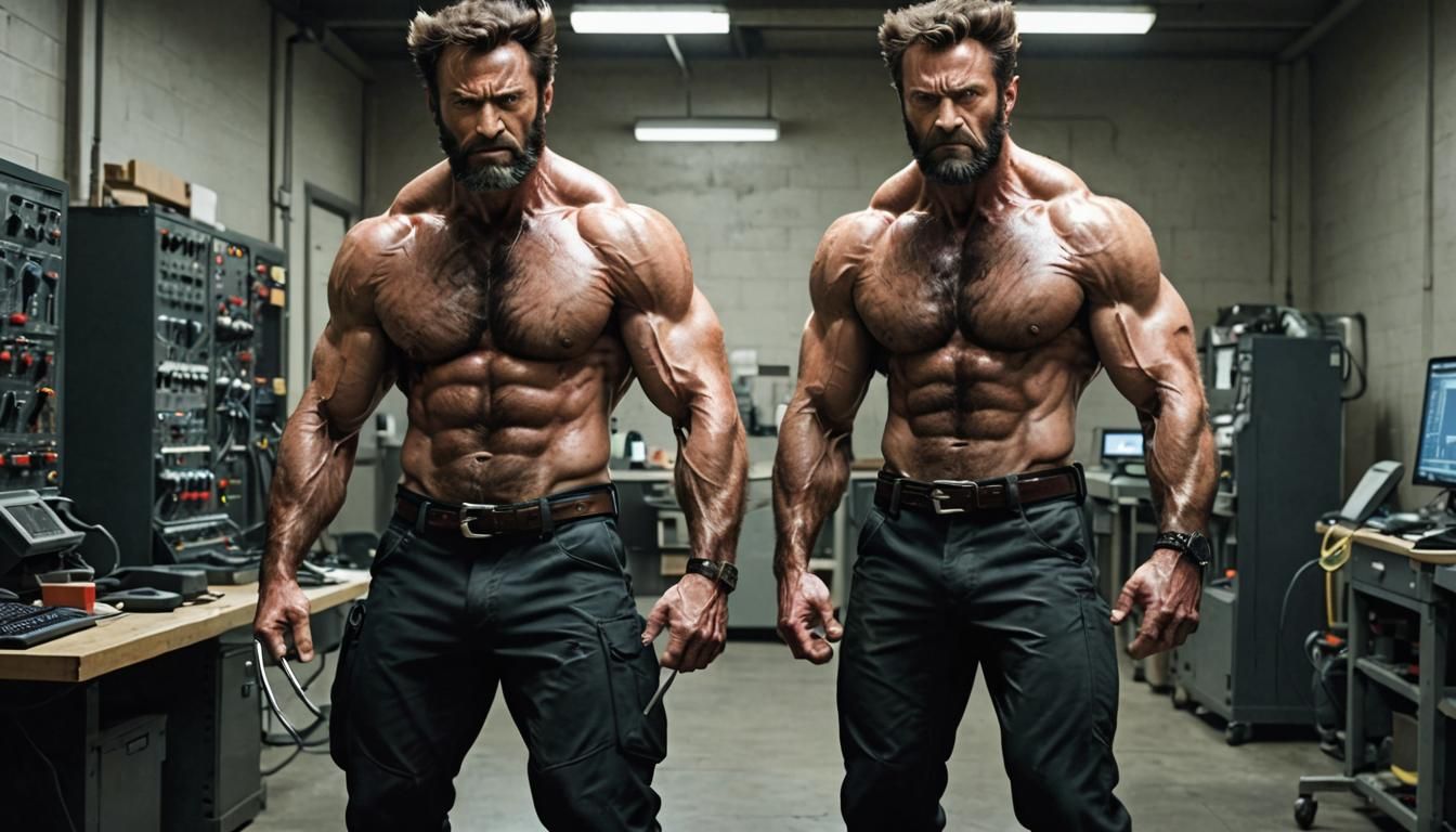 Dominant Techno Wolverine: Muscular Master Technician
