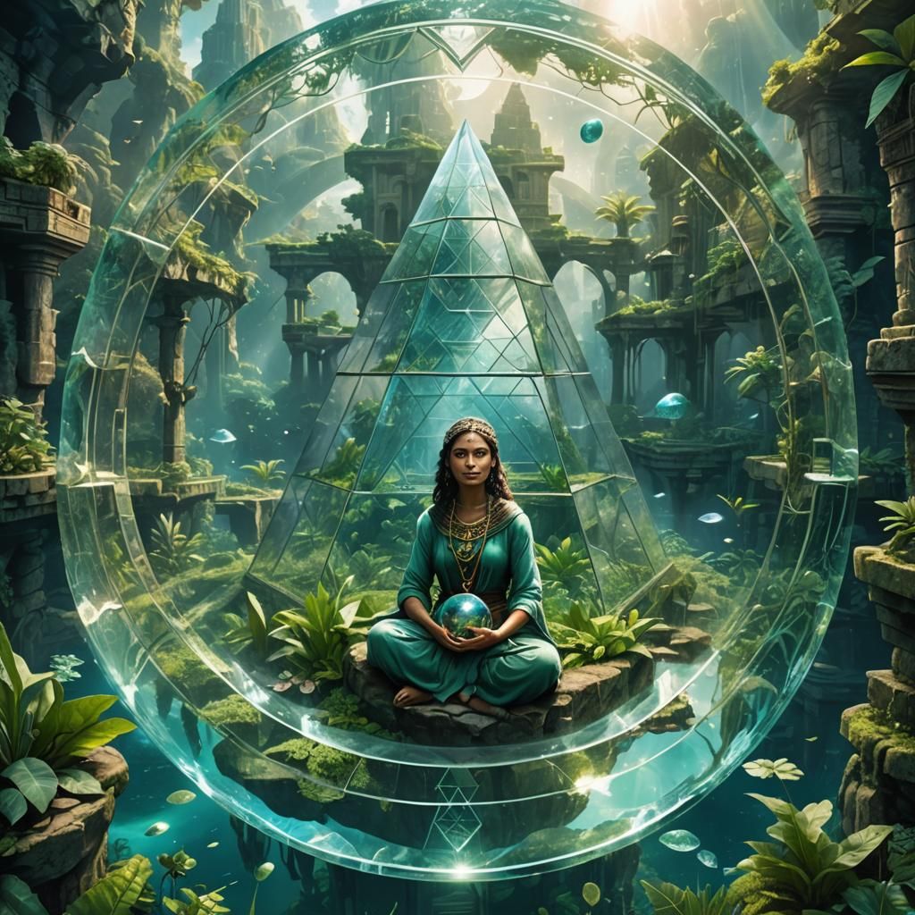 Lost City of Atlantis: Transparent Woman