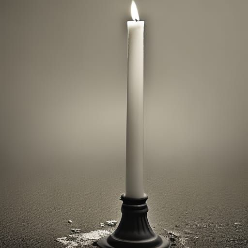 Sinister Candle in the Style of Greg Rutkowski