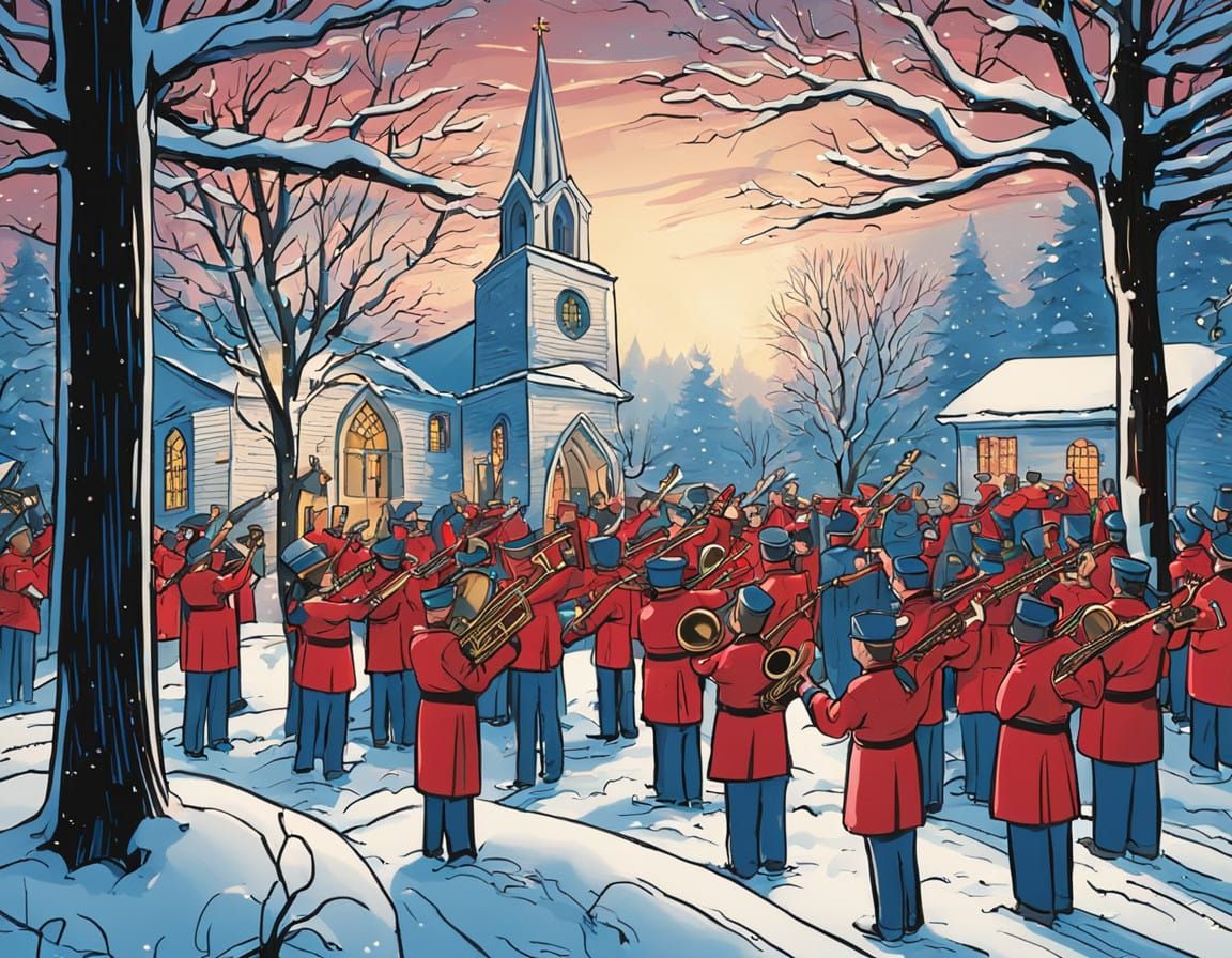 Joyful Outdoor Christmas Carol Service with Salvation Army B...