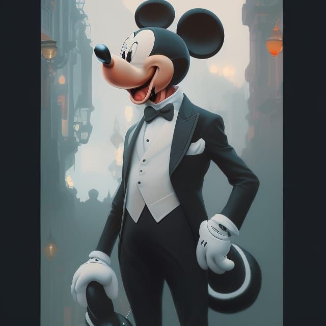 Mickey in a Tux