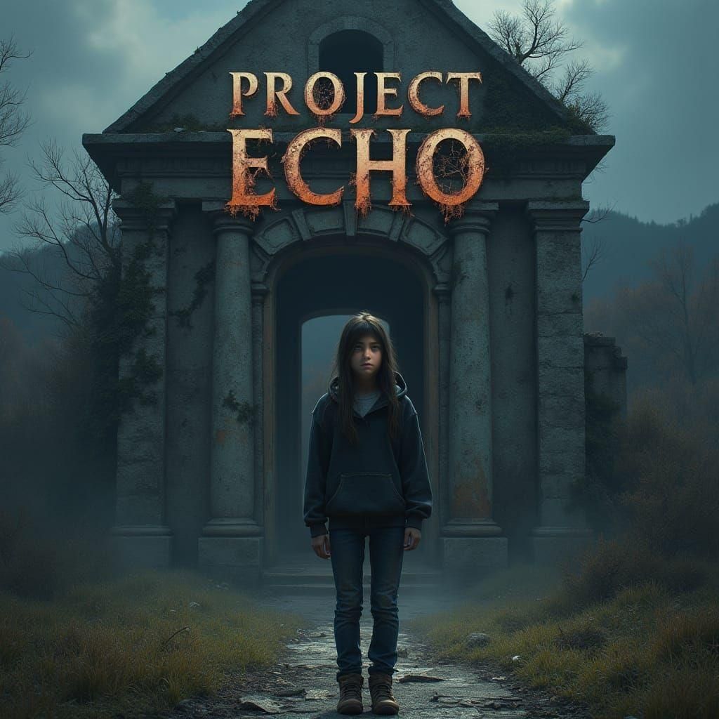 Project Echo: Girl in Abandoned Building, Fantasy Art