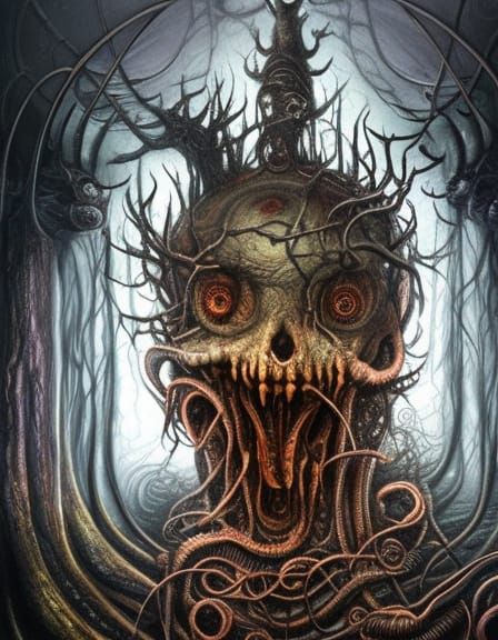 Cthulhu in a Jar: Hyperrealistic Horror Art