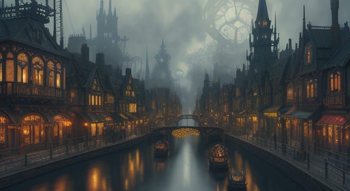 Steampunk Impressionism: Mechanical Metropolis in Bronze and...