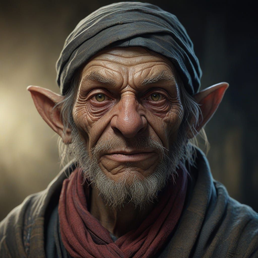 Cyberpunk Acolyte Portrait in Triadic Colors