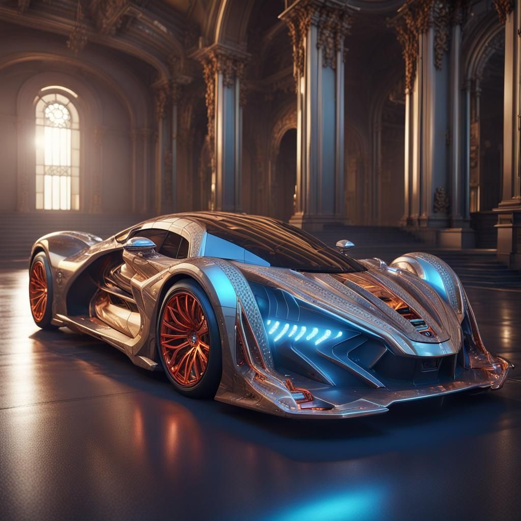 billionaire's sport car with luxury, iced-out, LightWave 3D,...