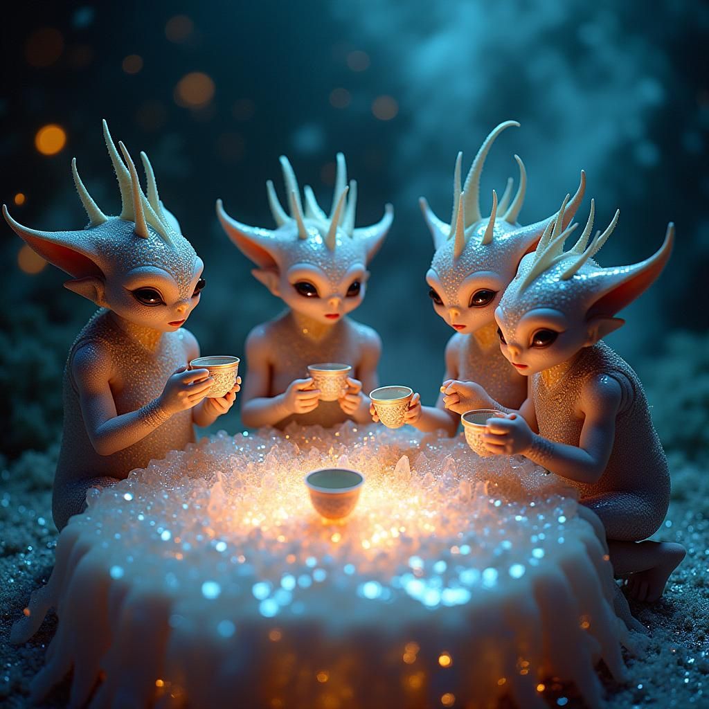 Extraterrestrial Tea Party Among the Stars