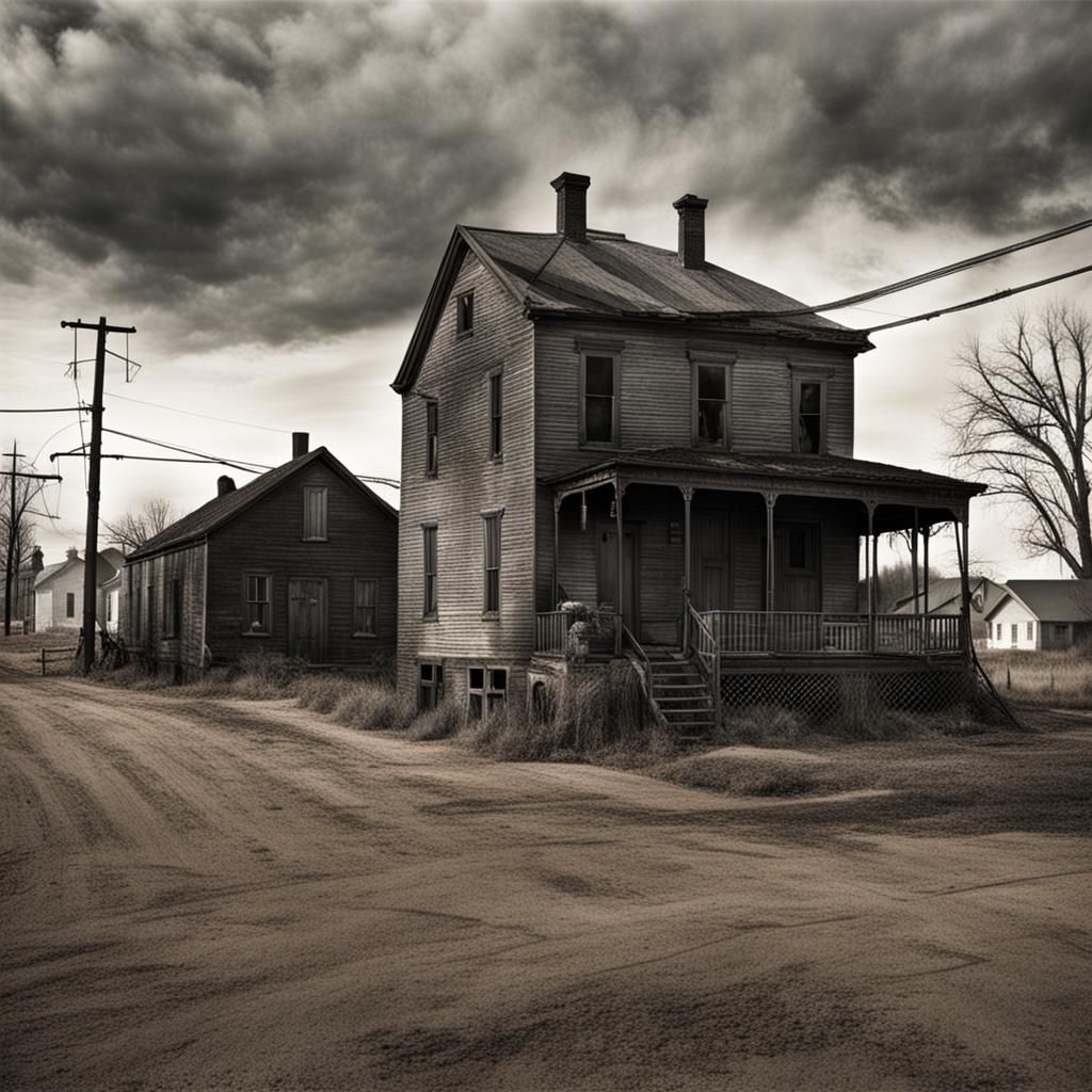 The eerie sinister but normal-looking Middle America town in...