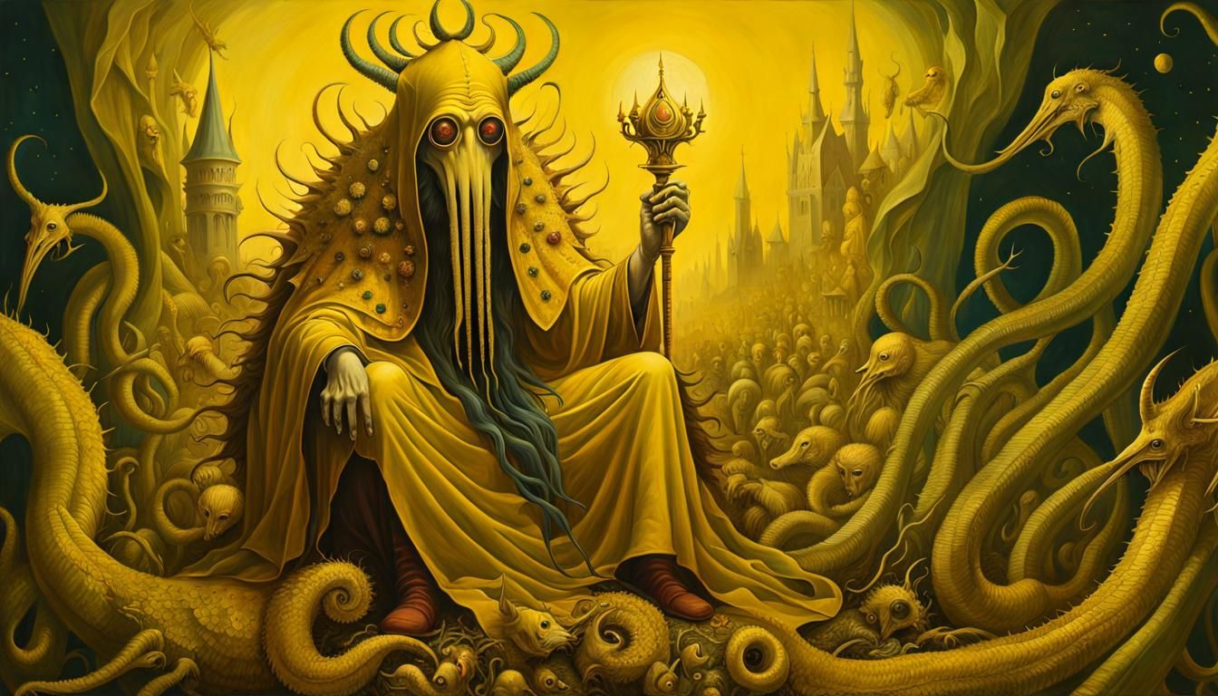 Lovecraftian Hastur as King in Yellow