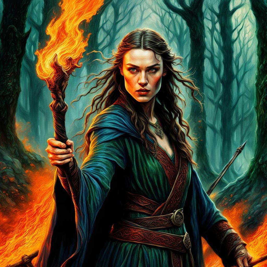 Keira Knightley as Mage in Lord of Rings