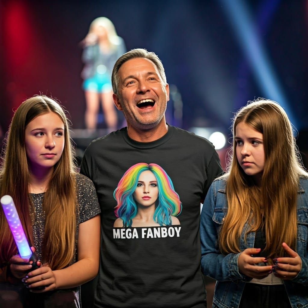 Embarrassing Dad at Pop Concert