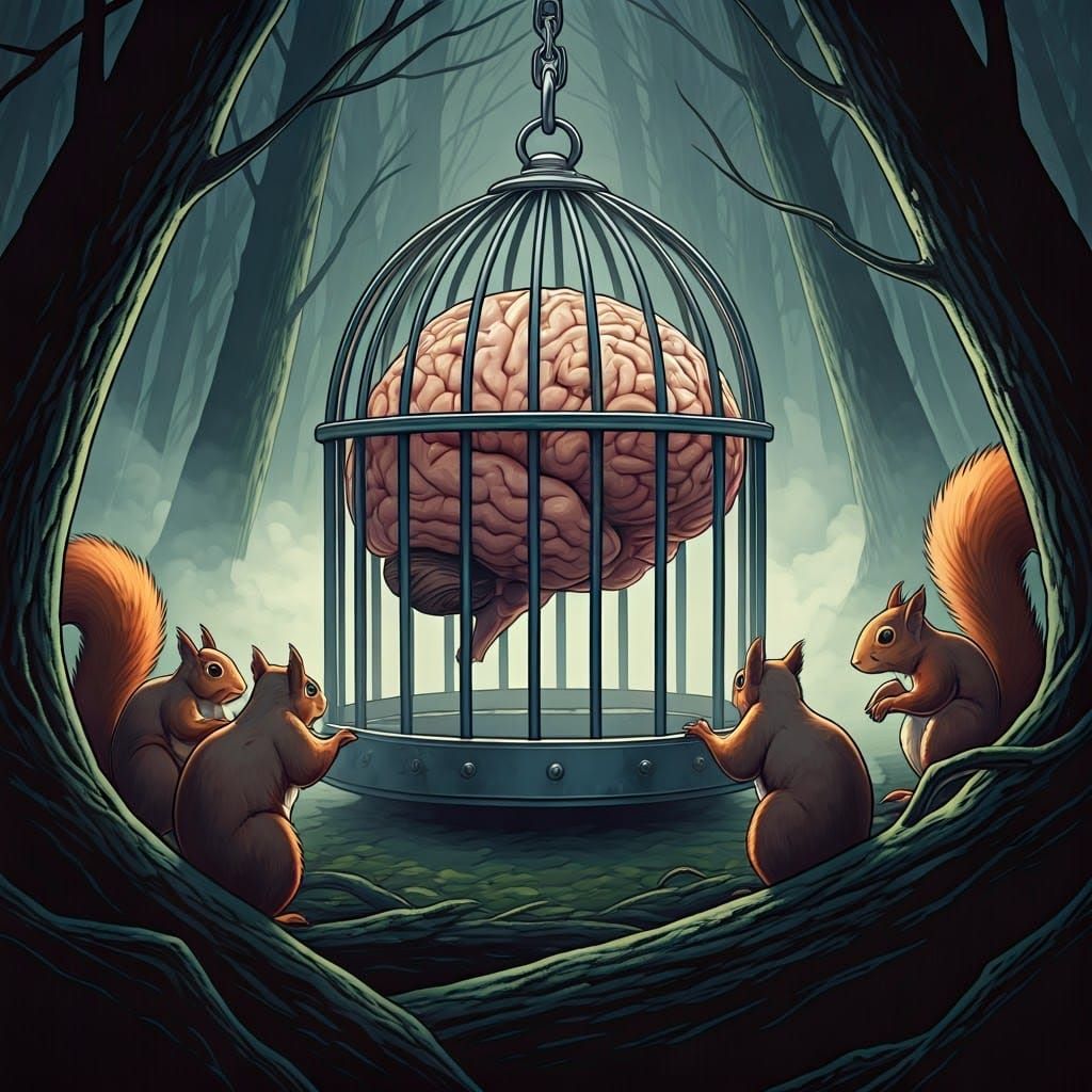 Brain Captive in a Squirrely Nightmare