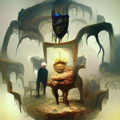 Good Natured Demon Prince by Rutkowski and Beksiński