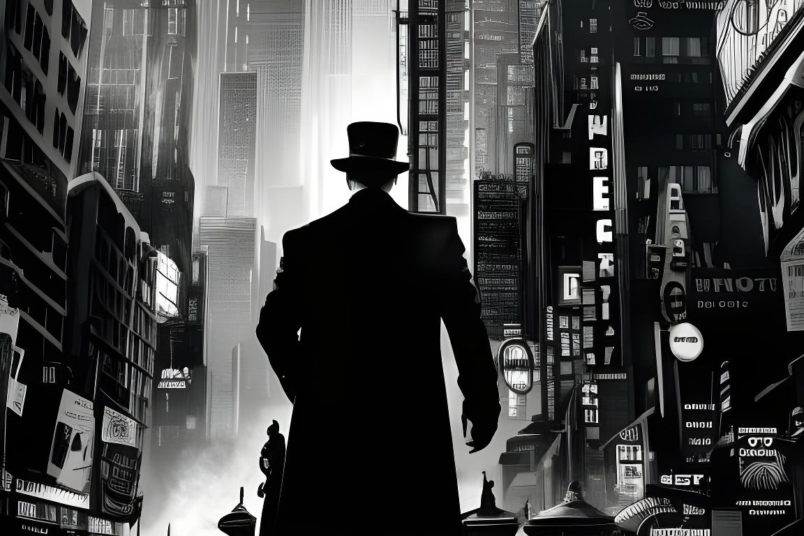 Sin City neo-noir cityscape