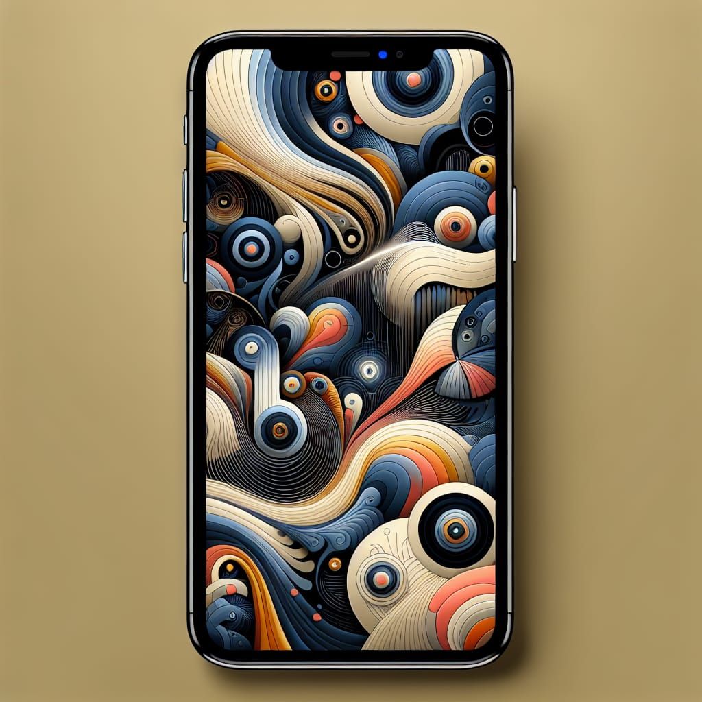 Abstract High-Resolution Background for iPhone Screen