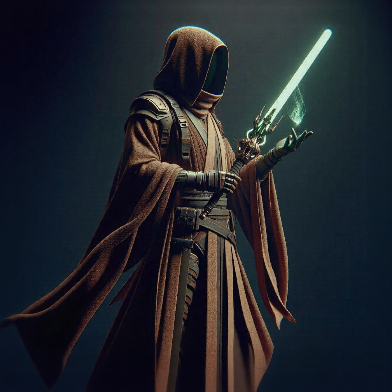 Galactic Mystic Warrior Ready for Duel