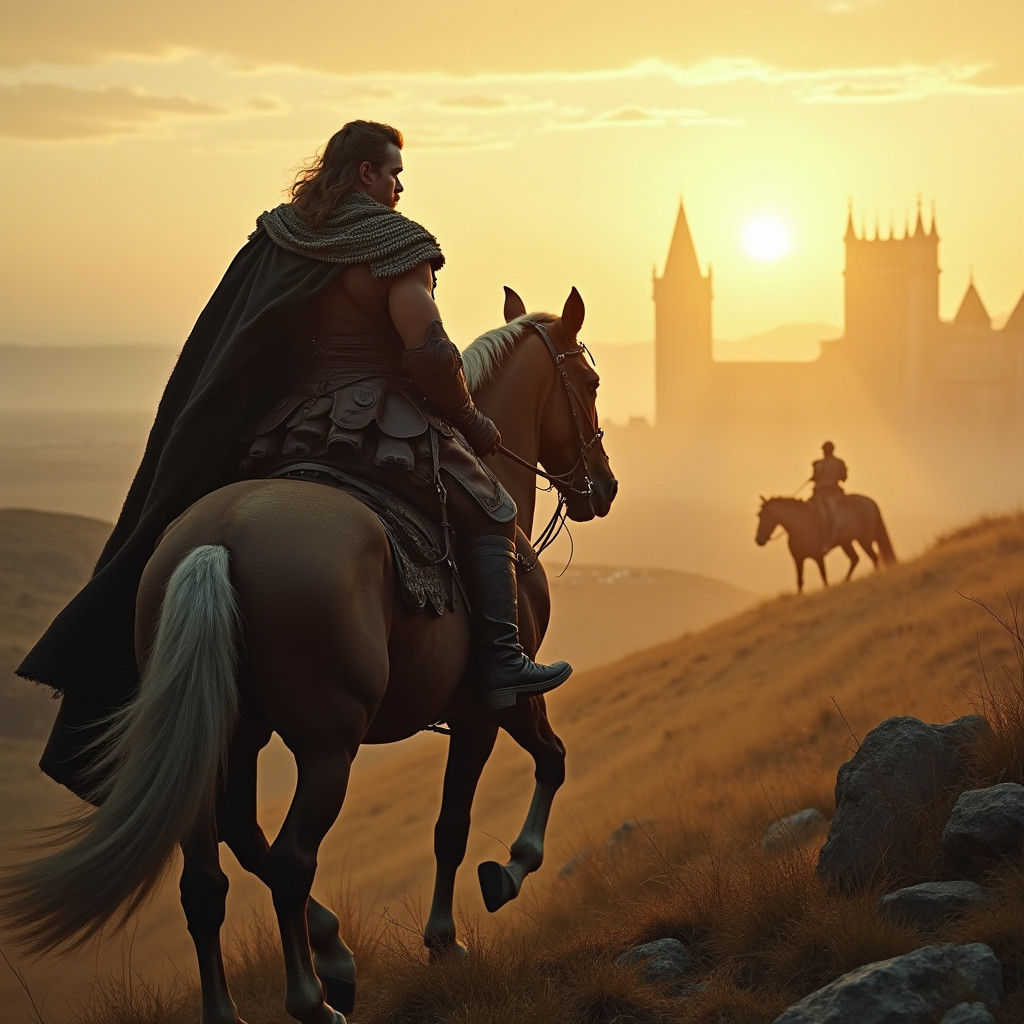 Lone Warrior Returns to Old Kingdom: Cinematic Still