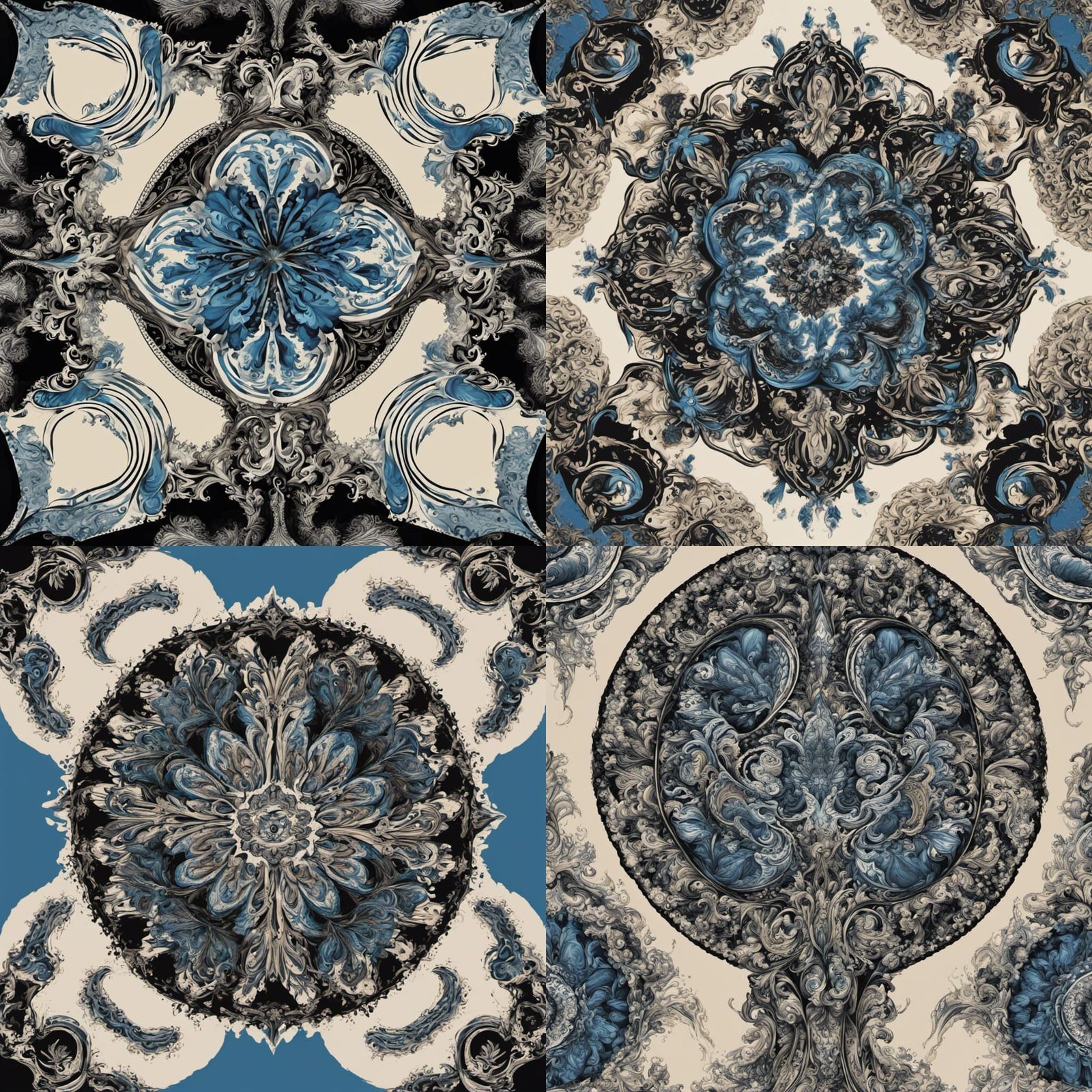 Intricate Paisley Pattern in Hyperrealistic Splash Art Style